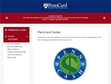 Tablet Screenshot of penncash.com